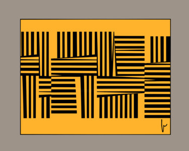 Arte digitale intitolato "Nulla dies sine lin…" da Jean Paul Pierozzi, Opera d'arte originale, Pittura digitale