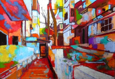Painting titled "Untitled" by Motti Shoval, Original Artwork, Pastel