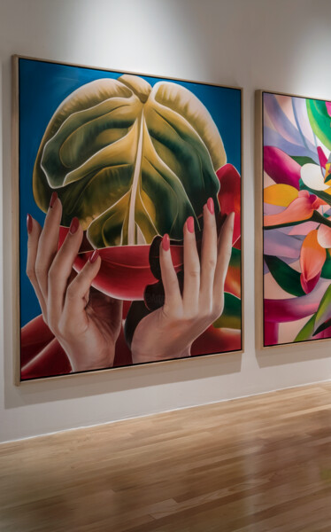 Painting titled "organic 2" by Alma Bur D Haie, Original Artwork, Digital Painting