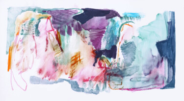 Schilderij getiteld "ohne Titel (ot-mai-…" door Lothar Neumann, Origineel Kunstwerk, Tempera