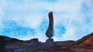 Painting titled "The Joke" by Milto Sideris, Original Artwork, Acrylic