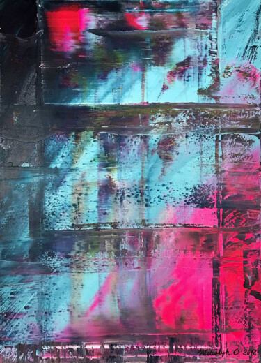Pittura intitolato "My kingdom" da Olga Melezhik, Opera d'arte originale, Acrilico Montato su Telaio per barella in legno