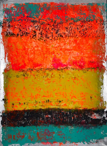 Painting titled "A treat for my eyes" by Olga Melezhik, Original Artwork, Acrylic Mounted on Wood Stretcher frame