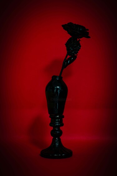 Fotografia intitolato "Das schwarze Rot Bi…" da Chrys Zumstein, Opera d'arte originale, Fotografia digitale
