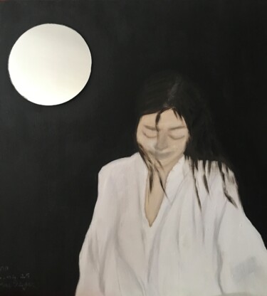 绘画 标题为“ayna” 由Sennur Üzgen, 原创艺术品, 拼贴 安装在木质担架架上