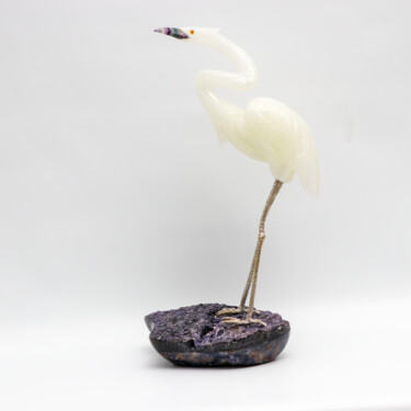 「Garza Blanca」というタイトルの彫刻 Felipe Cesar D'Oliveiraによって, オリジナルのアートワーク, ストーン