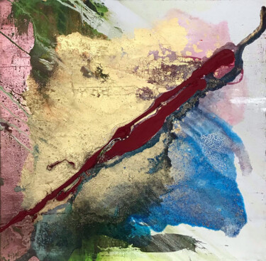 绘画 标题为“Sharp tongue” 由Olga Melezhik, 原创艺术品, 丙烯 安装在木质担架架上