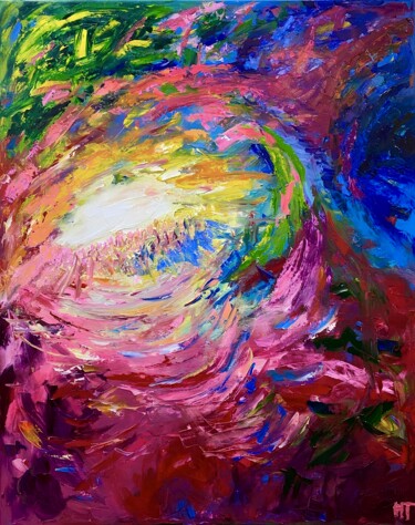"God's Dream" Peinture intitulée ""God's Dream"" par Tatyana Nefedova, Œuvre d'art originale, Huile Monté sur artwork_cat.