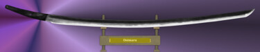 数字艺术 标题为“Onimaru 鬼丸 Lila” 由Marun Bönninghaus, 原创艺术品, 数字油画