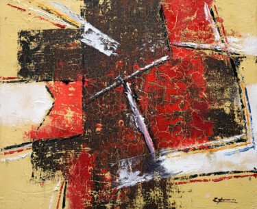 Miraria Painting titled "Miraria" by Mañoli Zapirain, Original Artwork, Oil Mounted on Wood Stretcher frame
