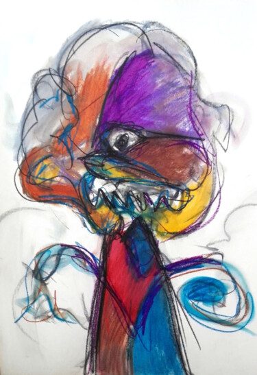 EL GARRAMEL Schilderij getiteld "EL GARRAMEL" door Jose Antonio Higuero, Origineel Kunstwerk, Was