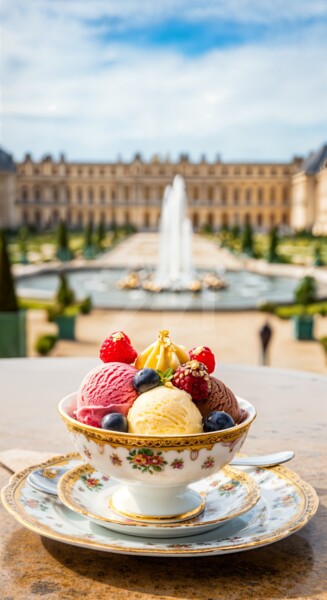 "Royal Ice Cream Del…" başlıklı Dijital Sanat Caprice tarafından, Orijinal sanat, AI tarafından oluşturulan görüntü