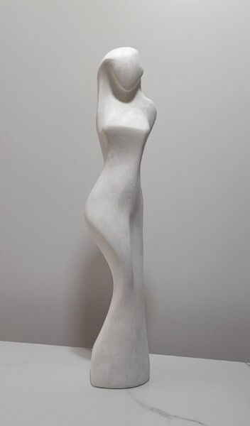 Scultura intitolato "'D'" da Clark Camilleri, Opera d'arte originale, Calcestruzzo