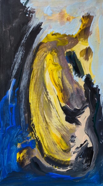 Painting titled "Mini monumental abs…" by Milto Sideris, Original Artwork, Acrylic