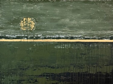 绘画 标题为“Abstract Eclipse” 由Lusi Manukyan, 原创艺术品, 丙烯
