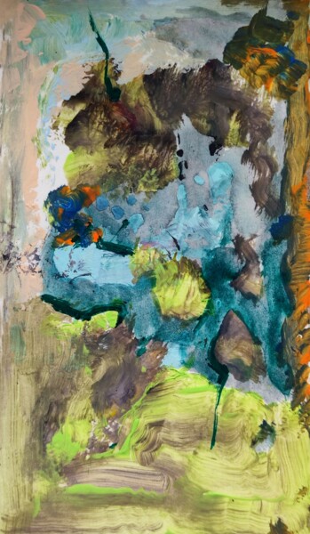 Painting titled "Mini monumental abs…" by Milto Sideris, Original Artwork, Acrylic