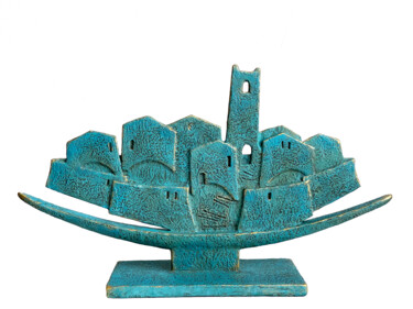 Haut de Cagnes - créche de Provence Sculptuur getiteld "Haut de Cagnes - cr…" door Rogin Viacheslav (Bashlyk), Origineel Kunstwerk, Steen