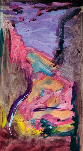 Pittura intitolato "Mini monumental abs…" da Milto Sideris, Opera d'arte originale, Acrilico