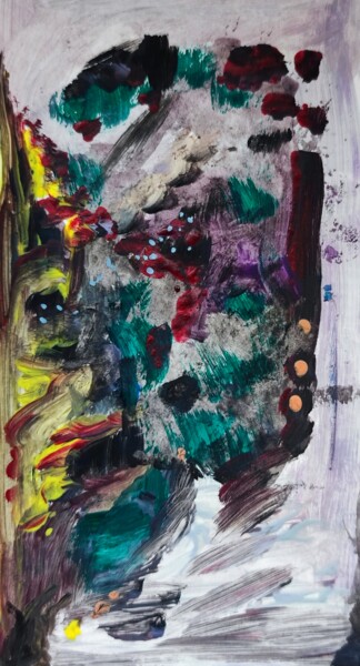 Painting titled "Mini monumental abs…" by Milto Sideris, Original Artwork, Acrylic