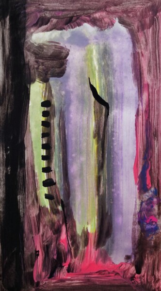 Painting titled "Mini monumental abs…" by Milto Sideris, Original Artwork, Acrylic