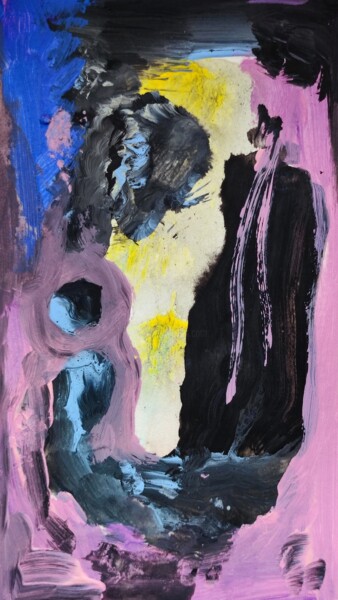 Pittura intitolato "Mini monumental abs…" da Milto Sideris, Opera d'arte originale, Acrilico