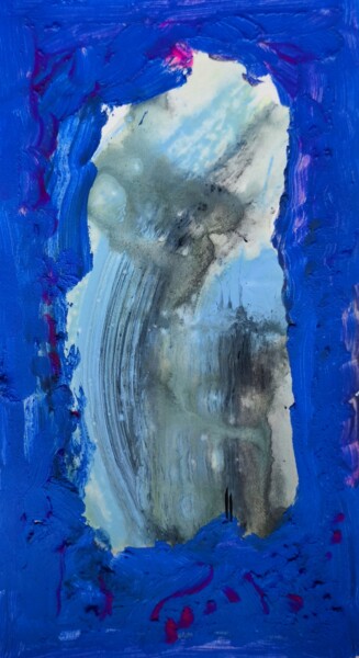 Schilderij getiteld "Mini monumental abs…" door Milto Sideris, Origineel Kunstwerk, Acryl
