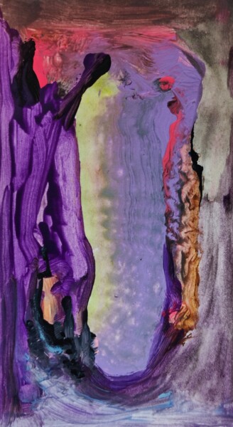 Painting titled "Mini monumental abs…" by Milto Sideris, Original Artwork, Acrylic