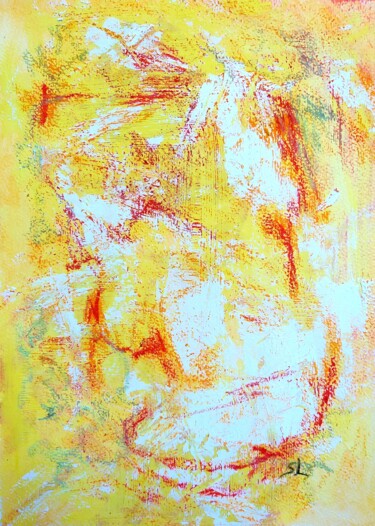 绘画 标题为“Du soleil dans ma v…” 由Sandrine Lefebvre, 原创艺术品, 丙烯