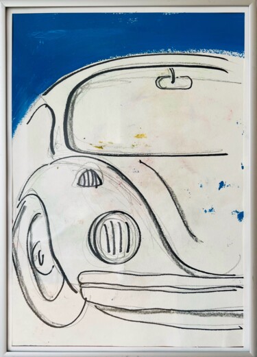 Schilderij getiteld "Käfer" door Bernd Bärfacker, Origineel Kunstwerk, Acryl