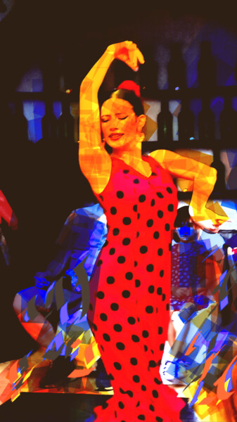 摄影 标题为“Flamenco en Ayamont…” 由Alfonso García, 原创艺术品, 数码摄影