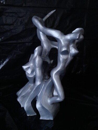 Sculpture titled "MUTANTI, SCHIAVI DE…" by Futuretico / El - Le, Original Artwork, Clay