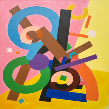 绘画 标题为“CUBISTS Z” 由Alma Bur D Haie, 原创艺术品, 数字油画