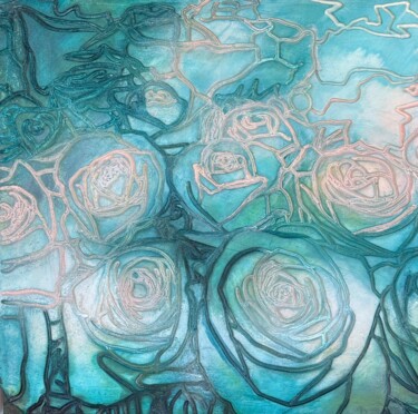 Pittura intitolato "Summer Song" da Lesley Whelan, Opera d'arte originale, Acrilico Montato su Pannello di legno