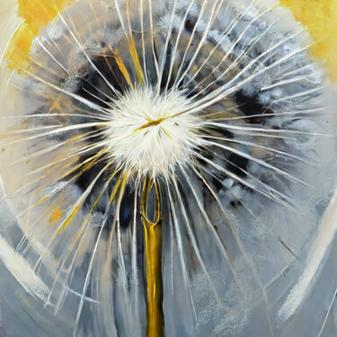 Arte digitale intitolato "Dandelion bloom" da Meahau, Opera d'arte originale, Immagine generata dall'IA