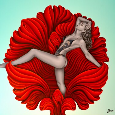 "Plénitude" başlıklı Tablo Estelle Yvon tarafından, Orijinal sanat, Akrilik Alüminyum üzerine monte edilmiş