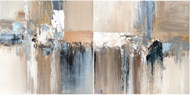 "Echoes of Light Gol…" başlıklı Tablo Tatiana Malinovscaia tarafından, Orijinal sanat, Akrilik Ahşap Sedye çerçevesi üzerine…