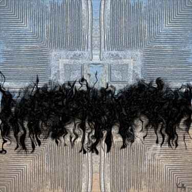 Pilosité magnétique Digital Arts με τίτλο "Pilosité magnétique" από Philippe De Vanilly, Αυθεντικά έργα τέχνης, Ψηφιακή ζωγραφική
