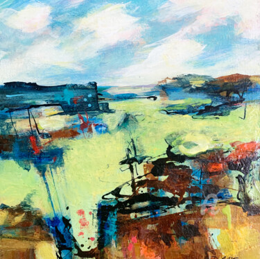 Ship Relic Peinture intitulée "Ship Relic" par Deanna Che Lyn, Œuvre d'art originale, Acrylique