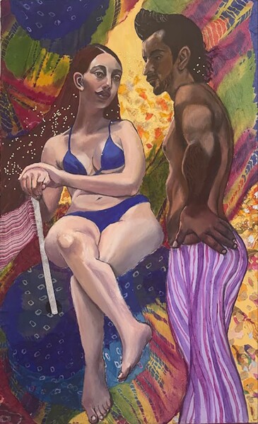 Painting titled "Untitled" by Chava Epstein, Original Artwork, Collages