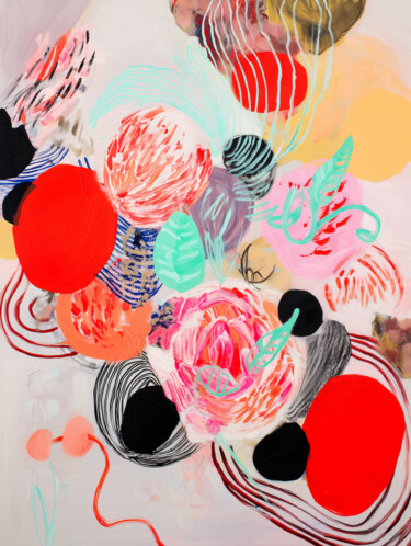 Flower Fantazy Abstract 数字艺术 标题为“Flower Fantazy Abst…” 由Olga Lomax, 原创艺术品, 数字油画