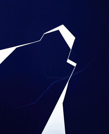 Break 9 minimalistic artwork Painting titled "Break 9 minimalisti…" by Veronika Obushikhina, Original Artwork, Acrylic