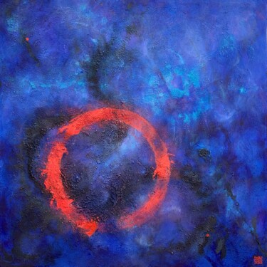 Pittura intitolato "Cercado Cósmico I" da Pablo Caso, Opera d'arte originale, Acrilico