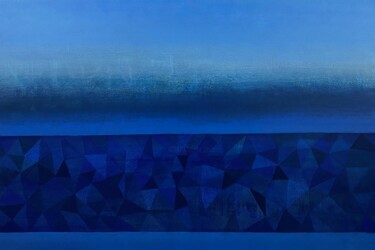 Abstract-258, Mysteries of the ocean Peinture intitulée "Abstract-258, Myste…" par Nivas Kanhere, Œuvre d'art originale, Acrylique