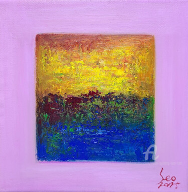 Painting titled "Dawn Reverie in Blo…" by Yeon-Gyeong Seo (Seo), Original Artwork, Oil