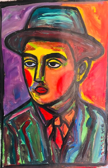 Pittura intitolato "Confusion II" da Frédérick Meunier, Opera d'arte originale, Acrilico
