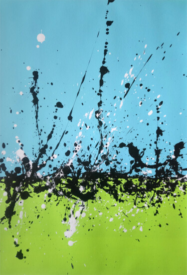 Schilderij getiteld "Plaisance" door Philippe Dailler, Origineel Kunstwerk, Acryl