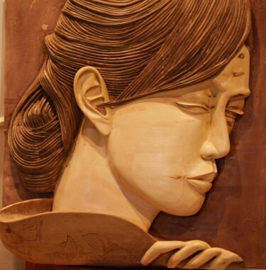 Sculptuur getiteld "Purity" door Nick Tsalamatas, Origineel Kunstwerk, Was