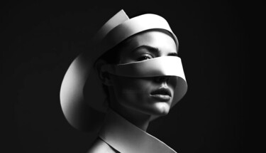 数字艺术 标题为“Art Noir” 由Vanda Lehel (V A N D E E), 原创艺术品, AI生成的图像