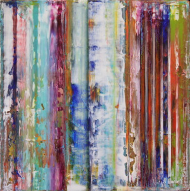 Verticool XIII Pittura intitolato "Verticool XIII" da Vinet-Larente, Opera d'arte originale, Acrilico Montato su Telaio per barella in legno