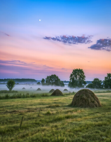 Harmony of Fog, Field and Sky "Harmony of Fog, Fie…" başlıklı Dijital Sanat Sergei Gundorov tarafından, Orijinal sanat, Dijital Resim